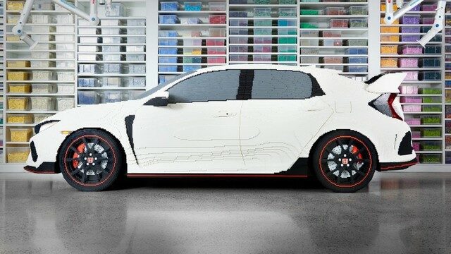 Life-size Lego Civic Type R Makes Its Debut