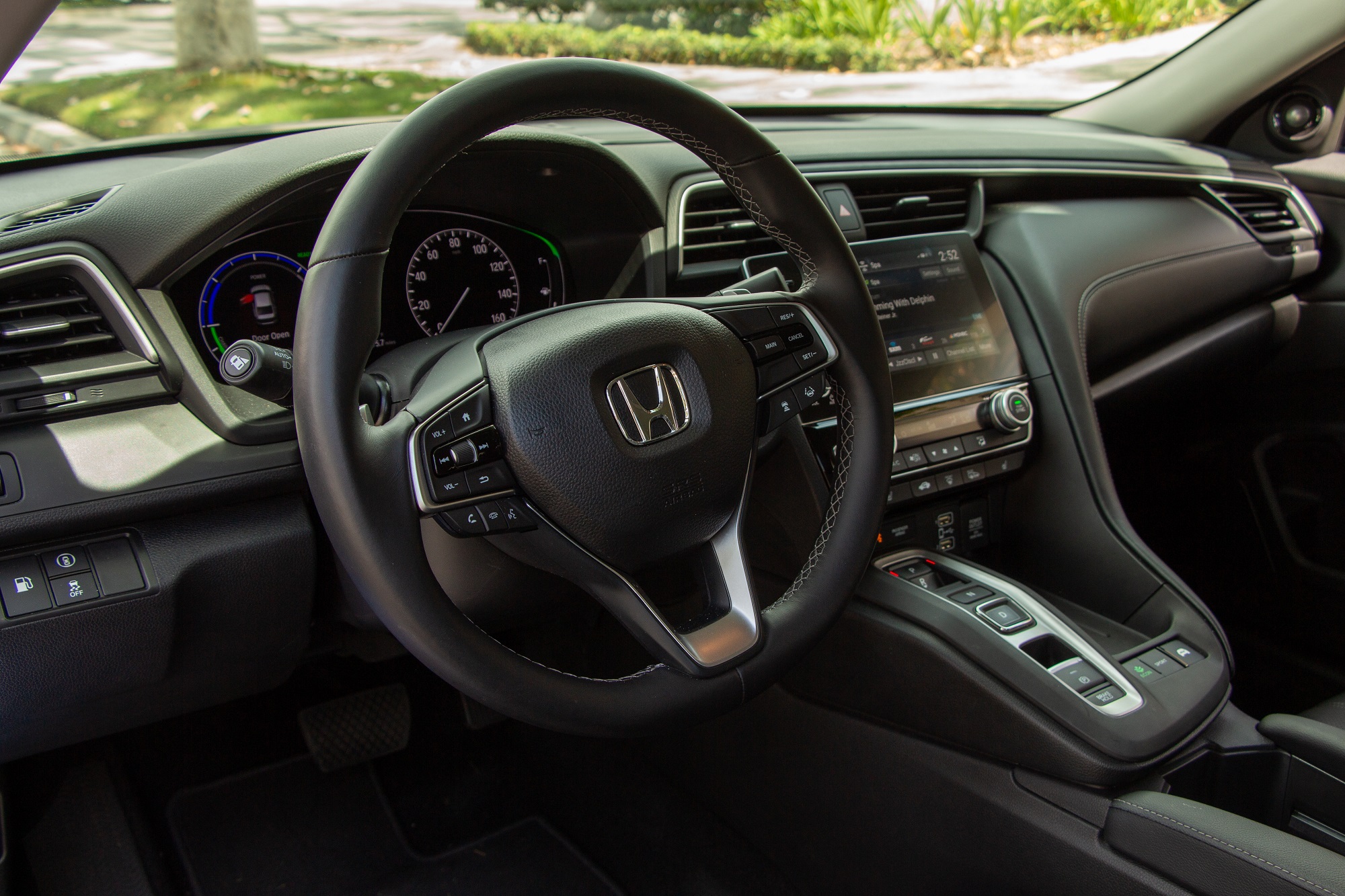 2020 Honda Insight Touring Hybrid Electric Sedan Interior Leather Seats