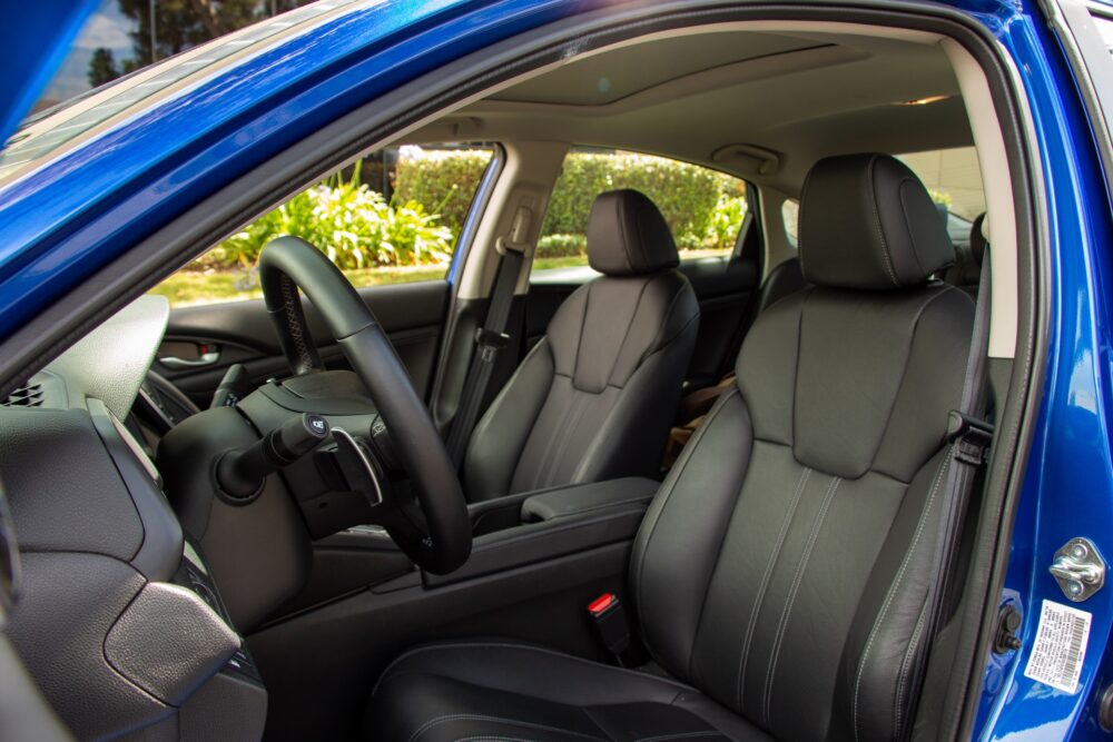 2020 Honda Insight Touring Hybrid Electric Sedan Interior Leather Seats