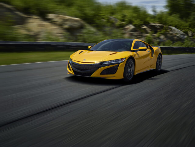 2020 Acura NSX featuring Indy Yellow Pearl