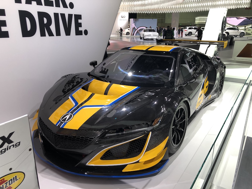 NSX GT3 Evo Shows Off Acura's Racy Side in Los Angeles