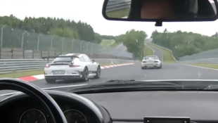 Honda S2000 Goes Wheel to Wheel with a Porsche GT3 RS