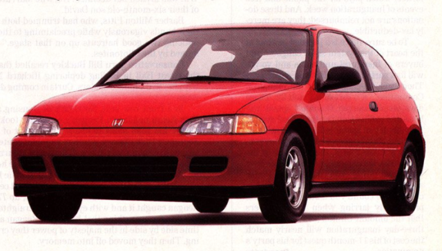 Classic Honda Ad: Why Fly When You Have a Civic VX?