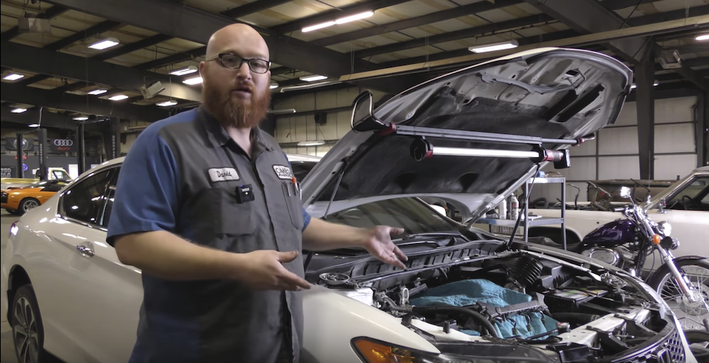 The Car Wizards replaces a Honda Accord timing belt