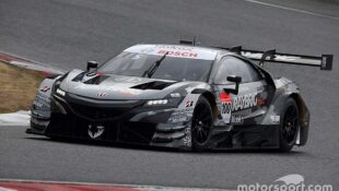 Kunimitsu Honda Posts Fastest Overall Time in SUPER GT Tests
