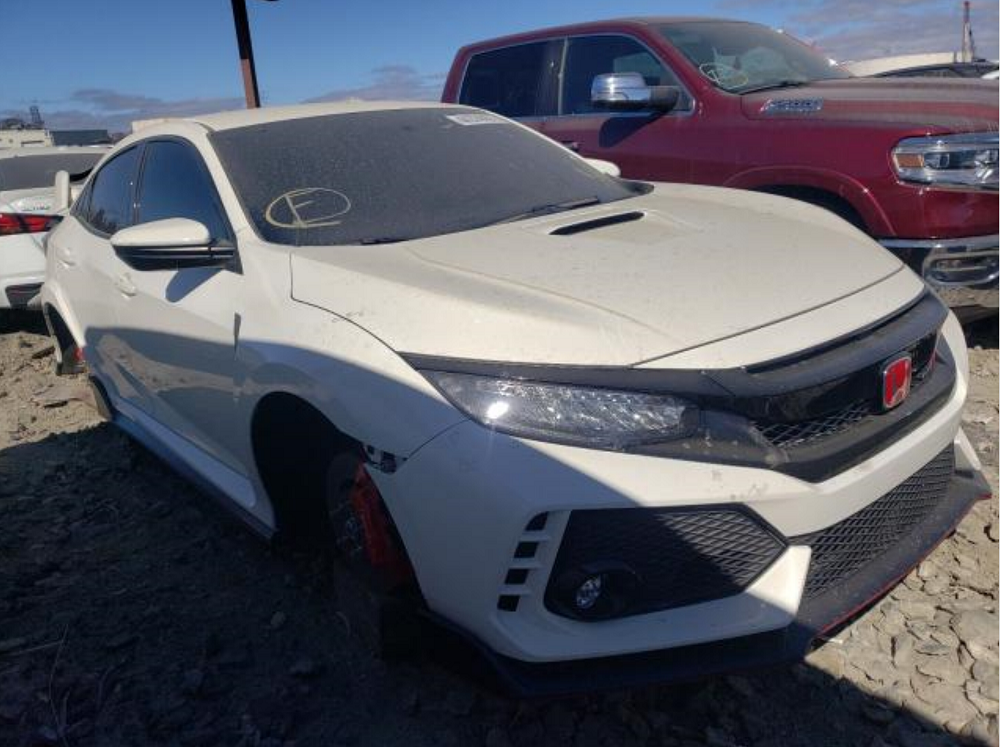 Salvaged 2018 Honda Civic Type R
