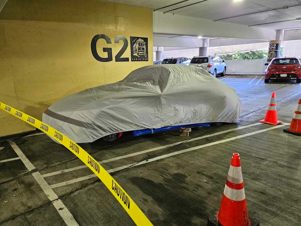 Acura NSX Wheels Stolen San Francisco Airport