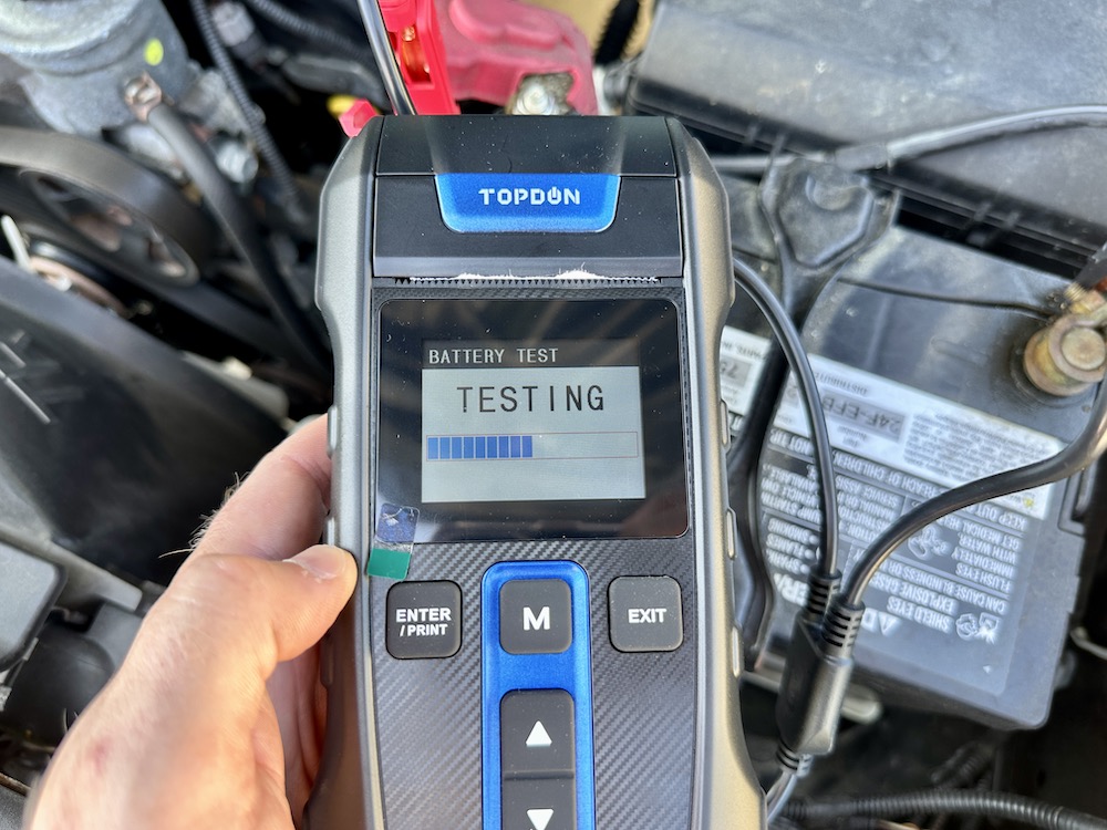 Testeur de batterie Topdon BT300P