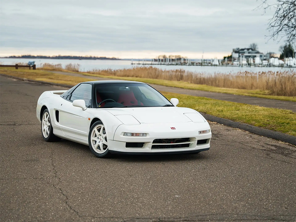 1996 Honda NSX-R for sale at RM Sotheby's 2024 Miami auction front 3/4
